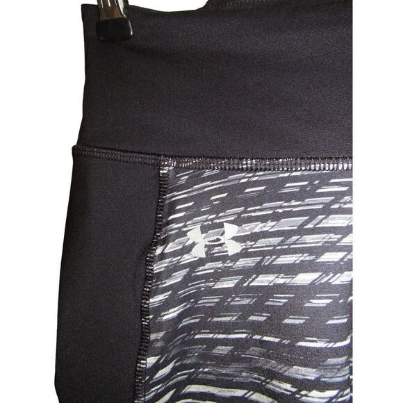 Under Armour UA Fly By Printed Run Capri Leggings Sz S - Picture 9 of 10